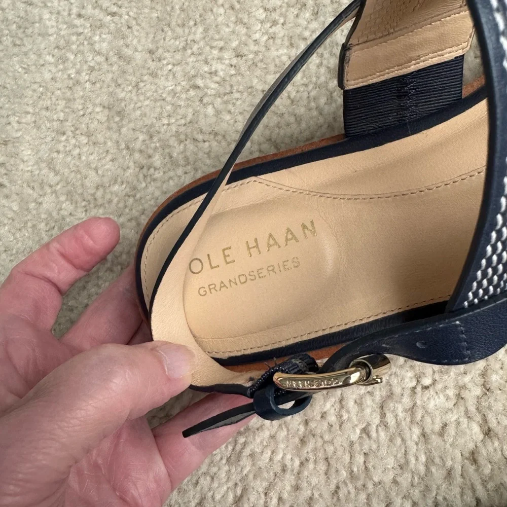 Cole Haan - Navy Sandals - Picture 6 of 9